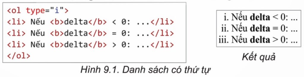 Tin học 12 - Bài 9: Tạo danh sách và bảng 8 tin học 12 bài 9