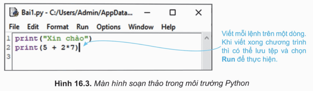 Tin học 10 - Bài 16. Ngôn ngữ lập trình bậc cao và Python 6 Tin học 10 - Bài 16