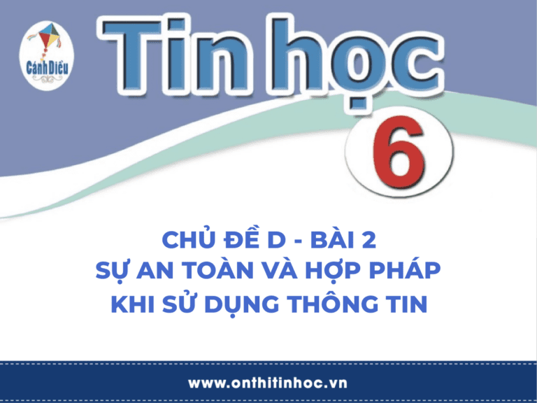 tin học 9 bài 2
