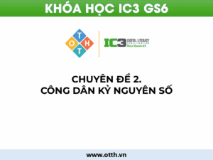 CĐ2. Công dân kỷ nguyên số (IC3 GS6): danh tiếng, quy tắc & trách nhiệm online 50 tin học 12 bài 1