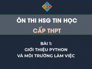 Ôn thi HSG Tin học THPT - Bài 1: Giới thiệu Python & Môi trường làm việc 77 Trí tuệ nhân tạo