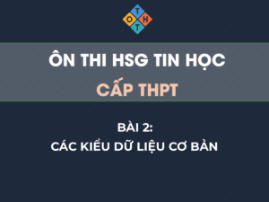 Ôn thi HSG Tin học THPT – Bài 2: Các kiểu dữ liệu cơ bản 78 Trí tuệ nhân tạo