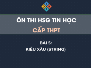 Ôn thi HSG Tin học THPT – Bài 5: Kiểu xâu (String) 81 Trí tuệ nhân tạo