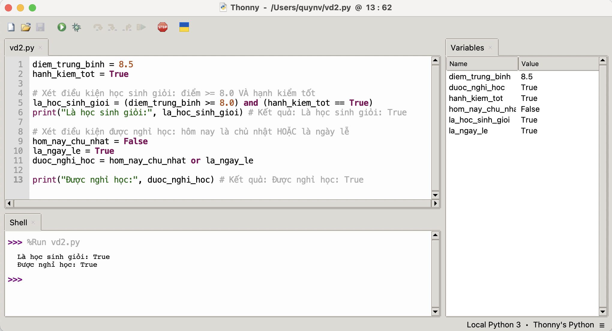 Ôn thi HSG Tin học THPT – Bài 2: Các kiểu dữ liệu cơ bản 2 kiểu dữ liệu