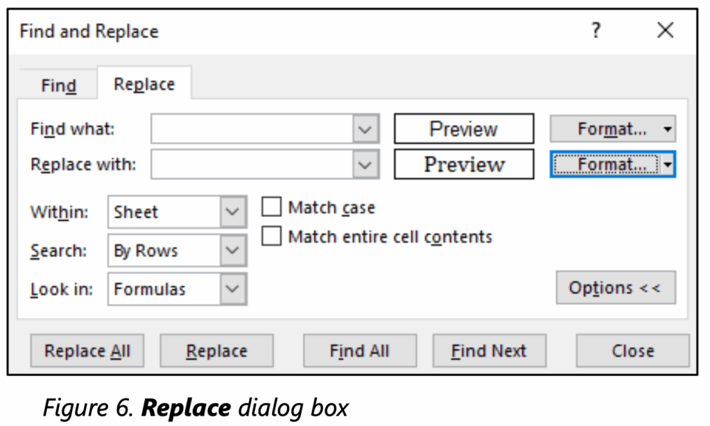 MOS Excel - Buổi học 2: Điều hướng, tìm kiếm và tự động điền dữ liệu 8 MOS Excel Buổi học 2 Điều hướng tìm kiếm và tự động điền dữ liệu Thay thế dữ liệu trong workbook