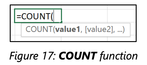 MOS Excel - Buổi học 7: Sử dụng các hàm số học và hàm logic phổ biến 9 MOS Excel Buổi học 7 Sử dụng các hàm số học và hàm logic phổ biến Hàm COUNT Đếm các ô chứa số